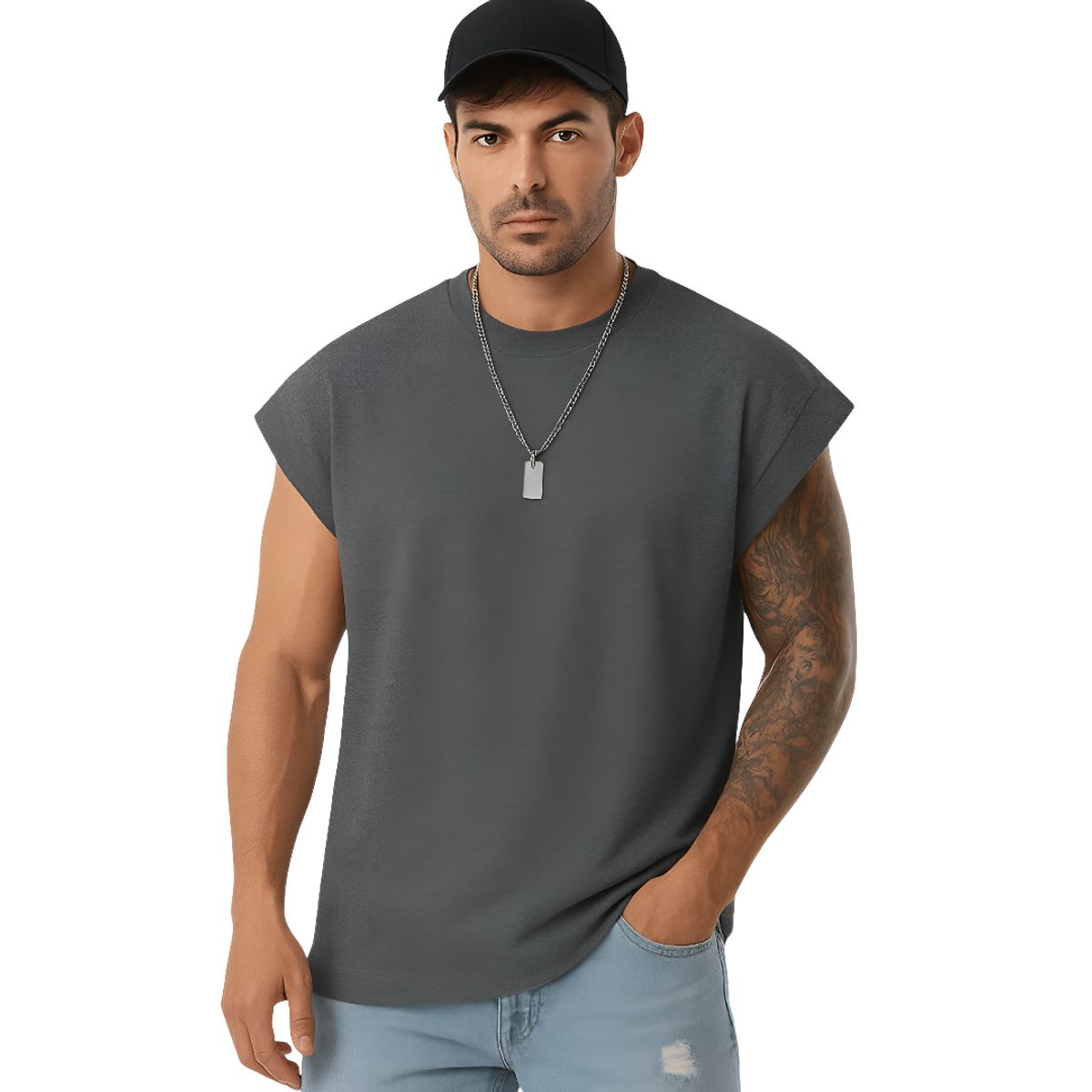 GENERICO - Polo Hombre Urbano Oversize