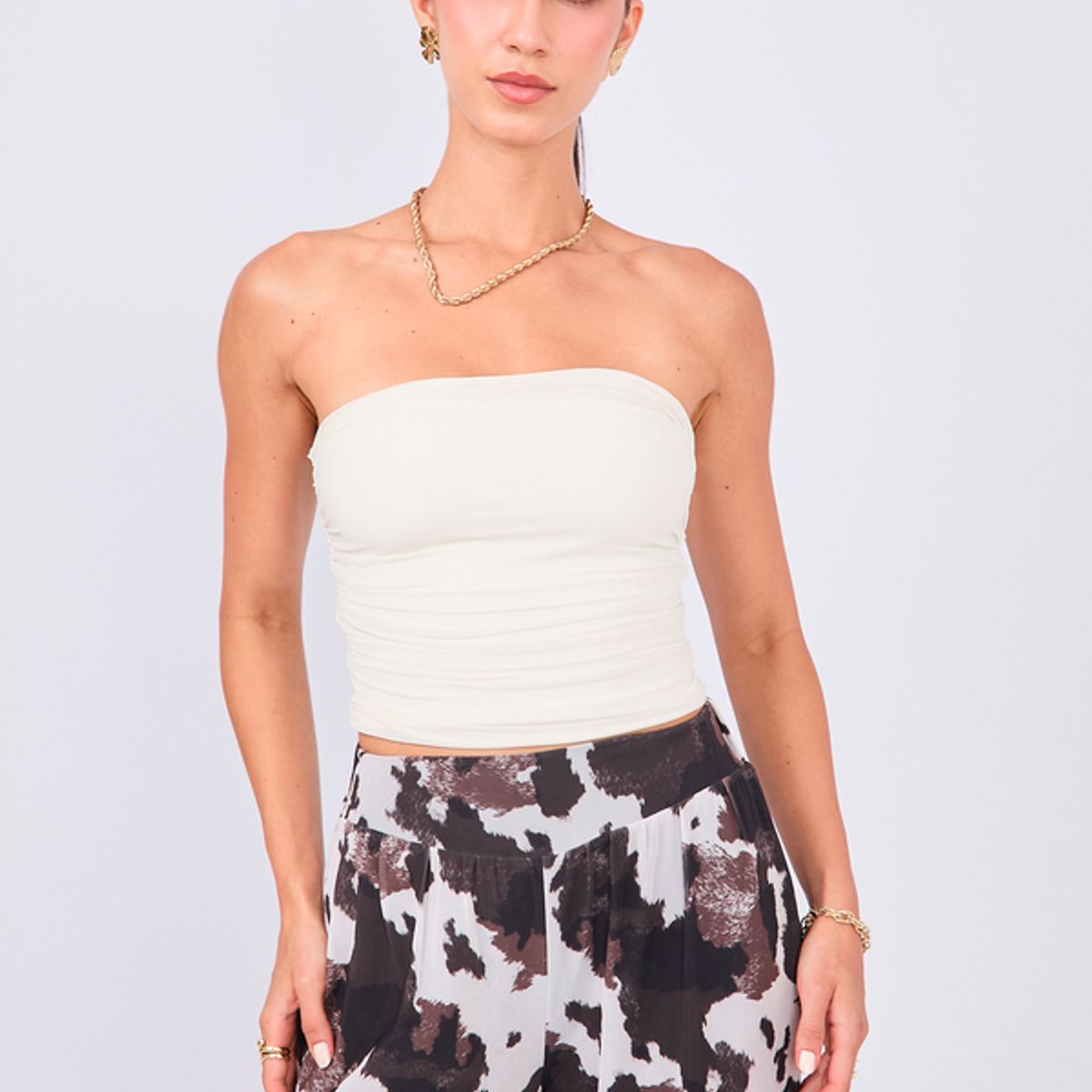 BANATY - CORSET DE TULL DRAPEADO TIANA PARA MUJER