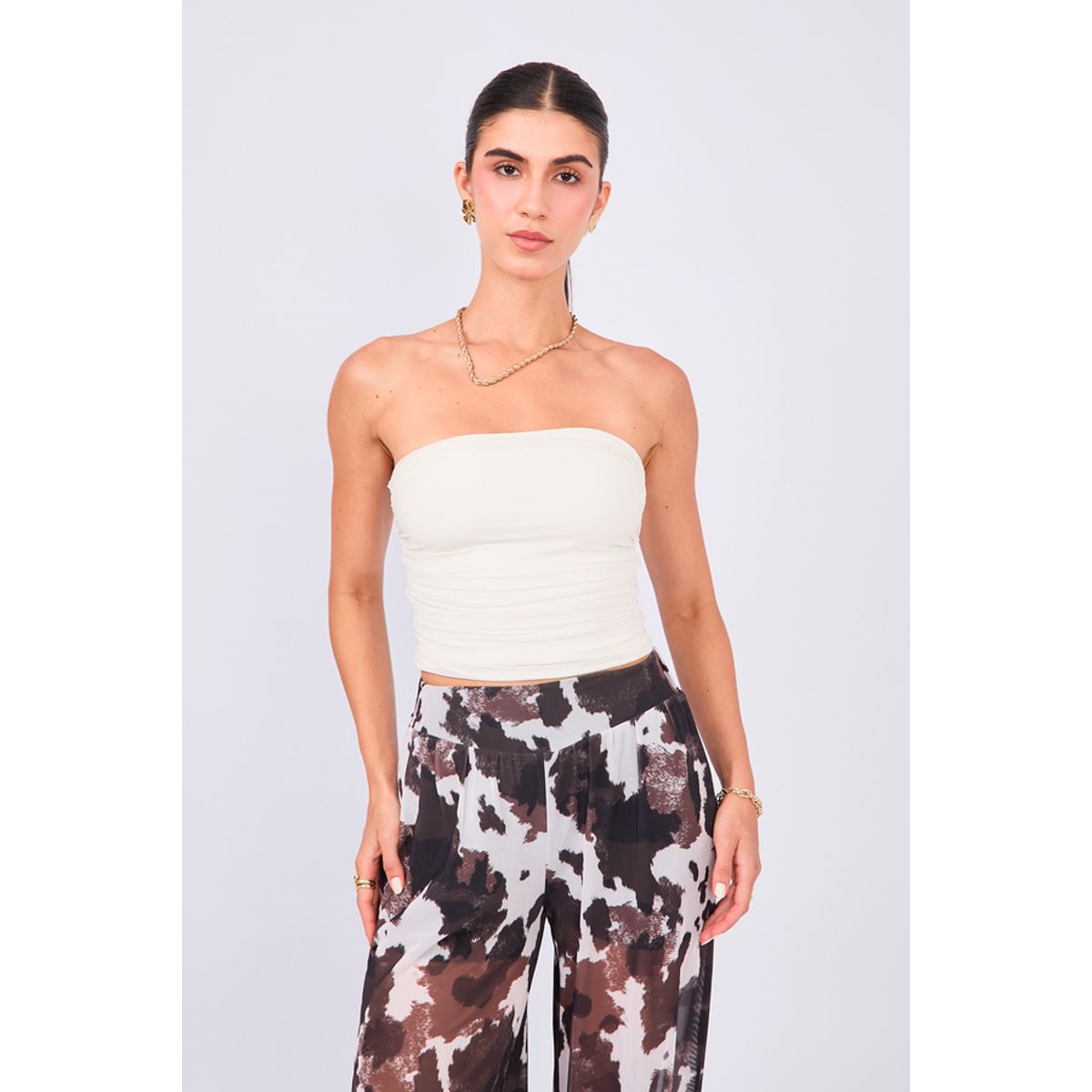 BANATY - CORSET DE TULL DRAPEADO TIANA PARA MUJER