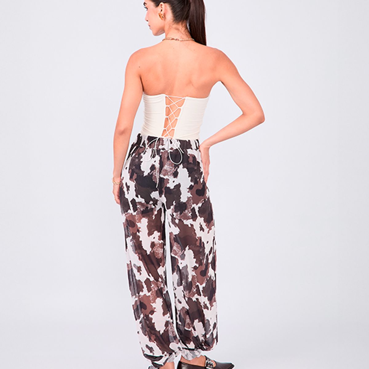 BANATY - CORSET DE TULL DRAPEADO TIANA PARA MUJER