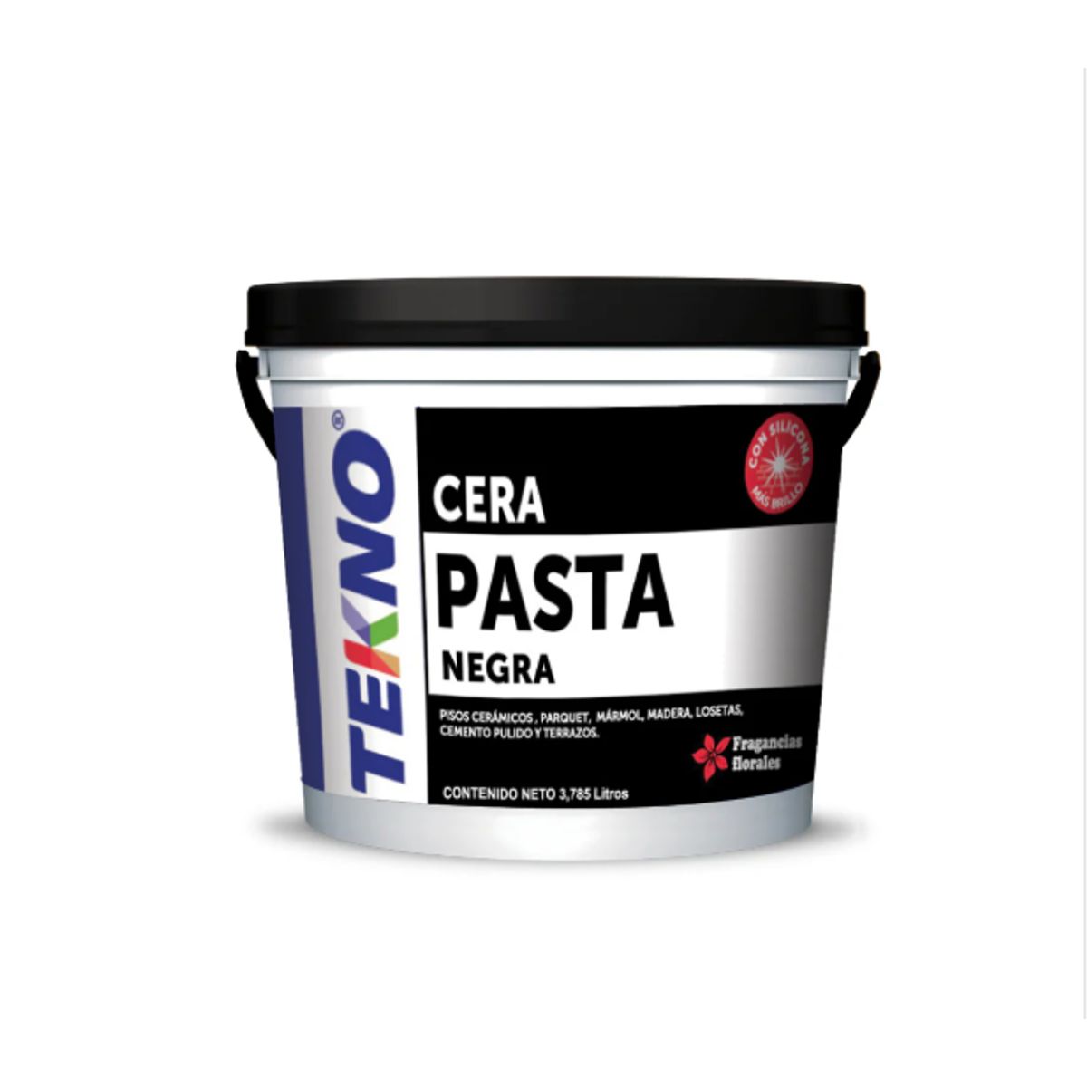 GENERICO - CERA TEKNO BALDE 4LT PASTA NEGRA