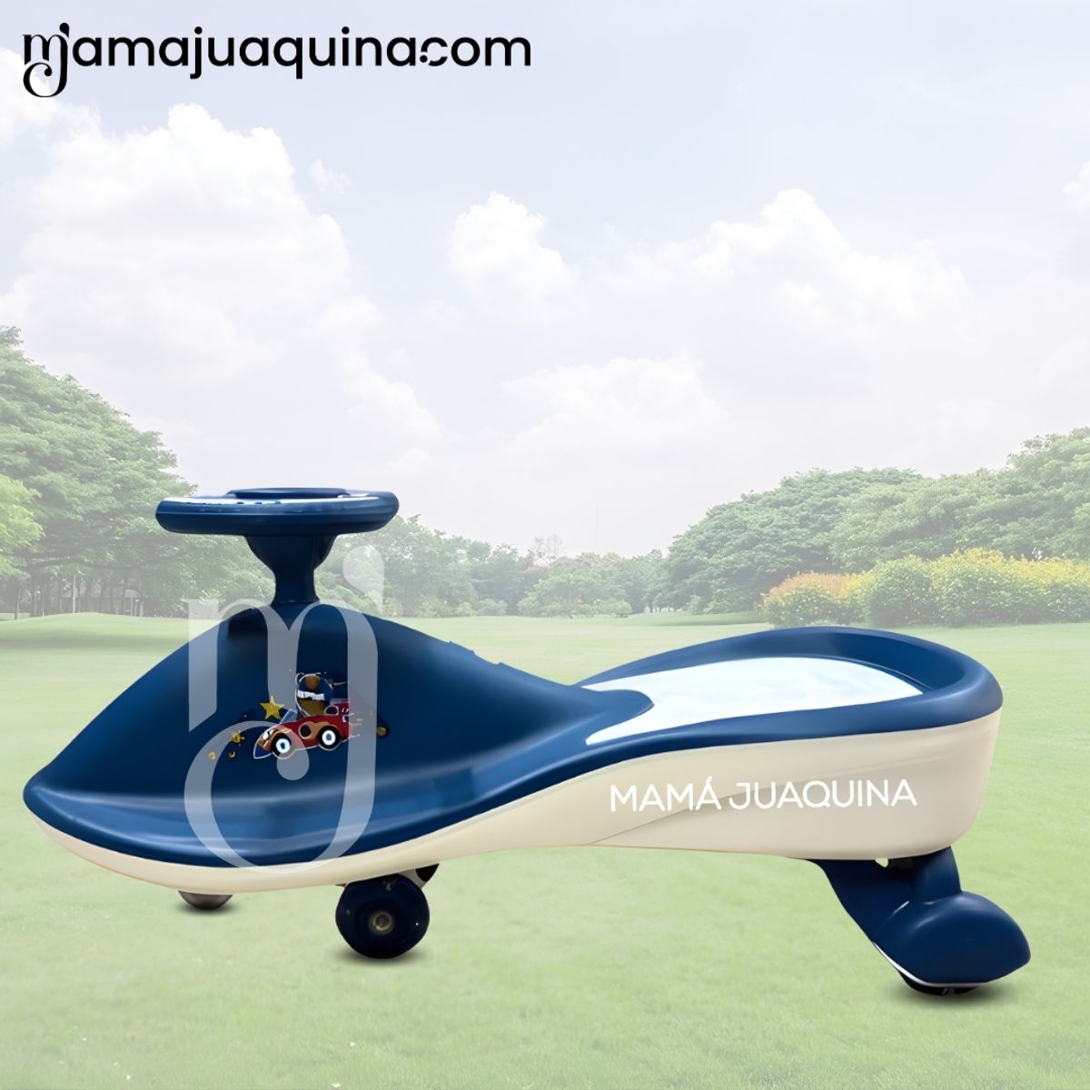 BABY - Correpasillo Twist Car para Niños «INFINITE» con Bluetooth Blue