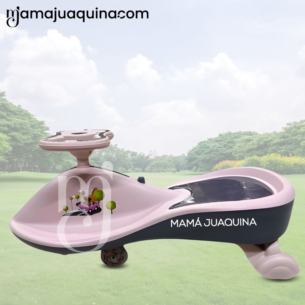 BABY - Correpasillo Twist Car para Niños «INFINITE» con Bluetooth Light Pink