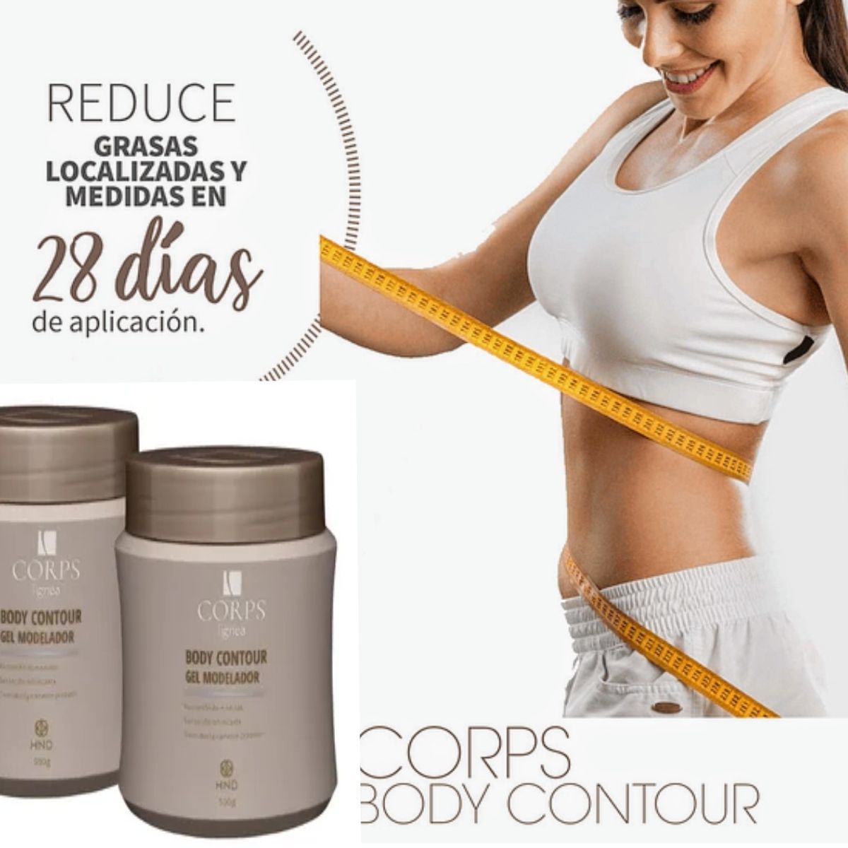 GENERICO - GEL REDUCTOR CORPS DE MEDIDAS ORIGINAL( PACK 2 UNID) 500g C/U