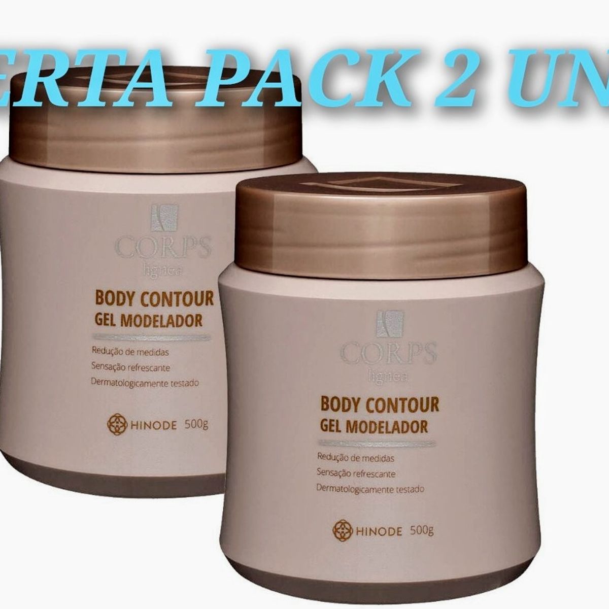 GENERICO - GEL REDUCTOR CORPS DE MEDIDAS ORIGINAL( PACK 2 UNID) 500g C/U