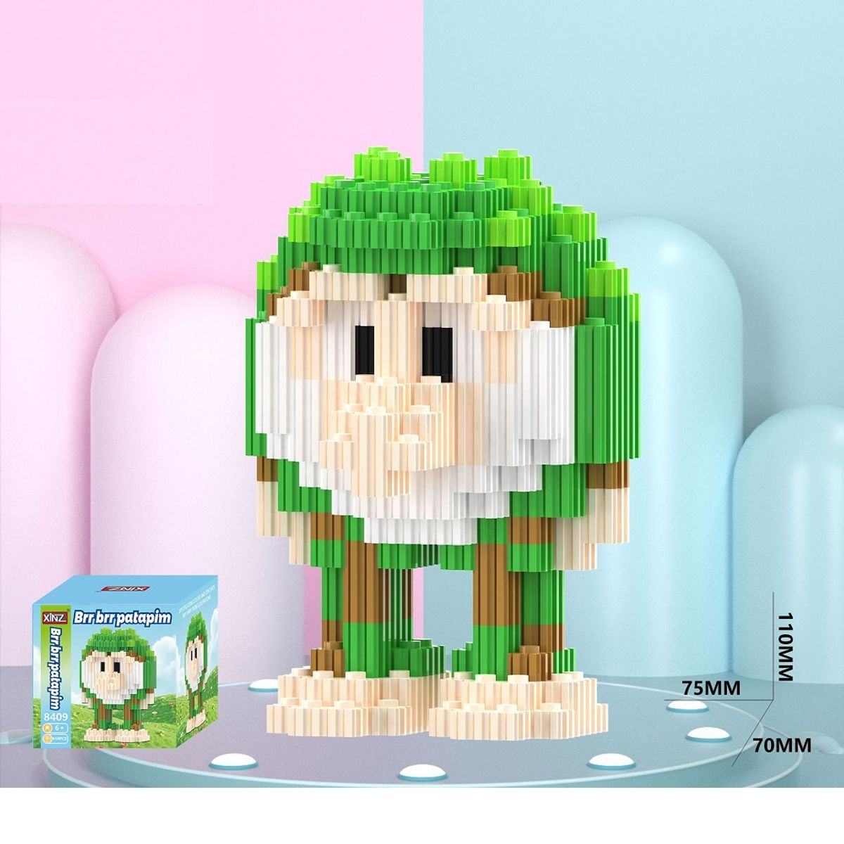 GENERICO - Legos armables bloques para armar rompecabezas CBrr Brr Patapim