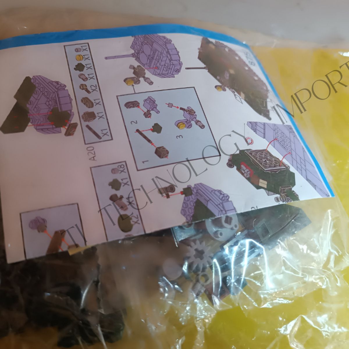 GENERICO - Bloques de Construcción Tanque Militar WW2 – Set 336 Piezas