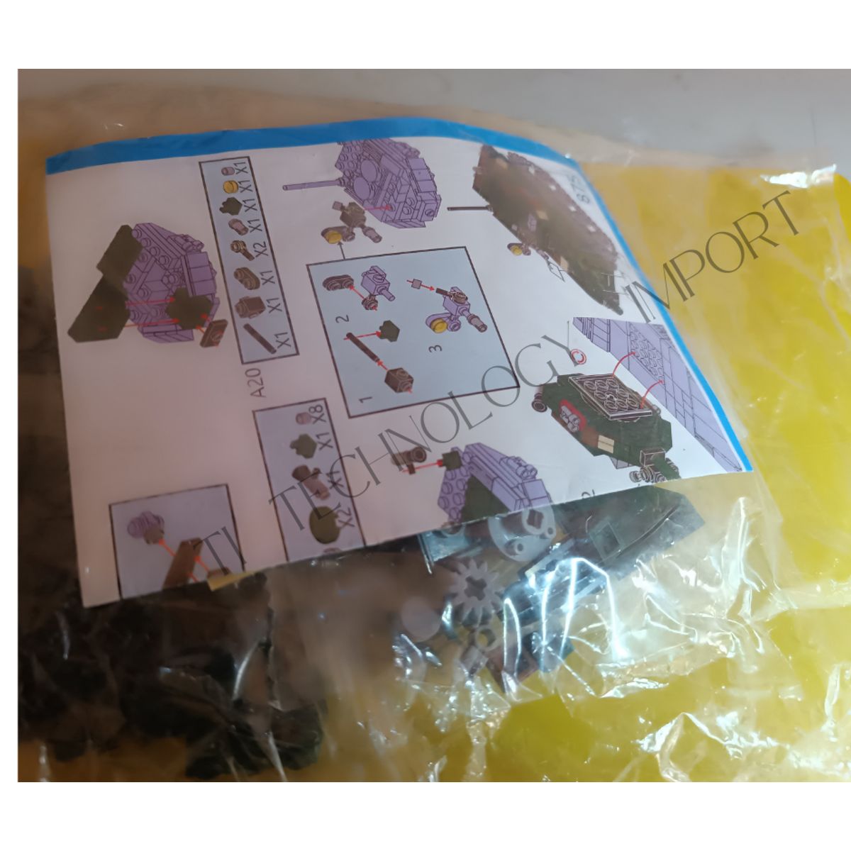 GENERICO - Bloques de Construcción Tanque Militar WW2 – Set 336 Piezas