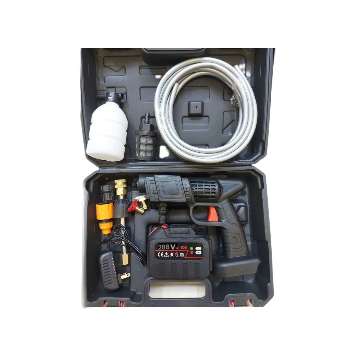 ROHS - HIDROLAVADORA  RECARGABLE CON  BATERIA GRANDE DE 320 V