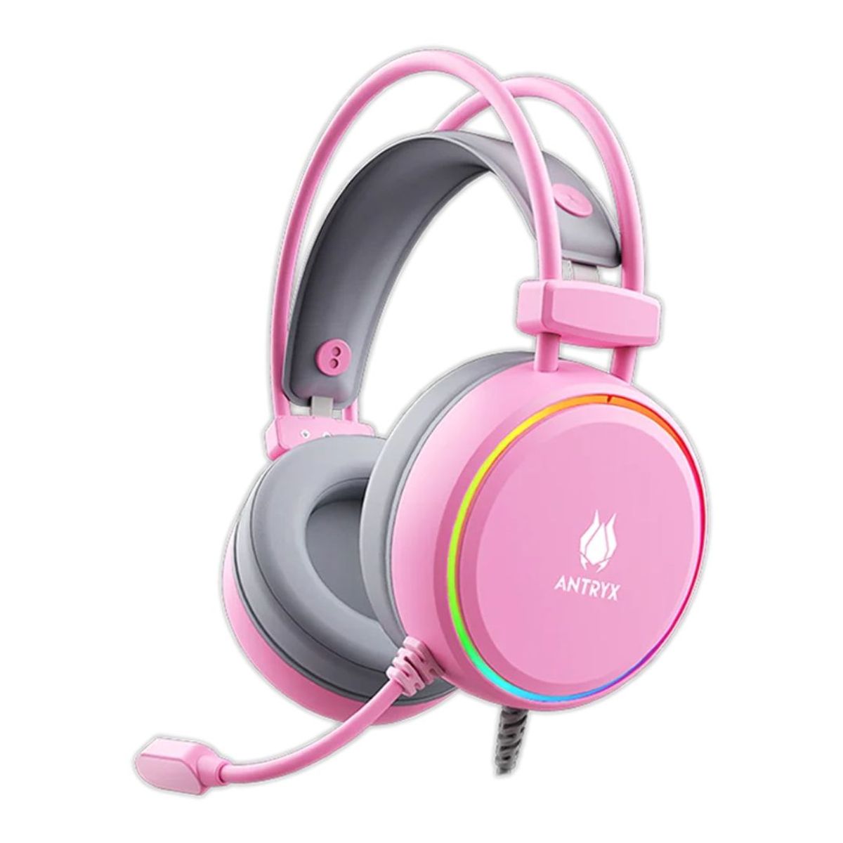 ANTRYX - Audífono con Micrófono ANTRYX Kirby 7.1 - Rosado