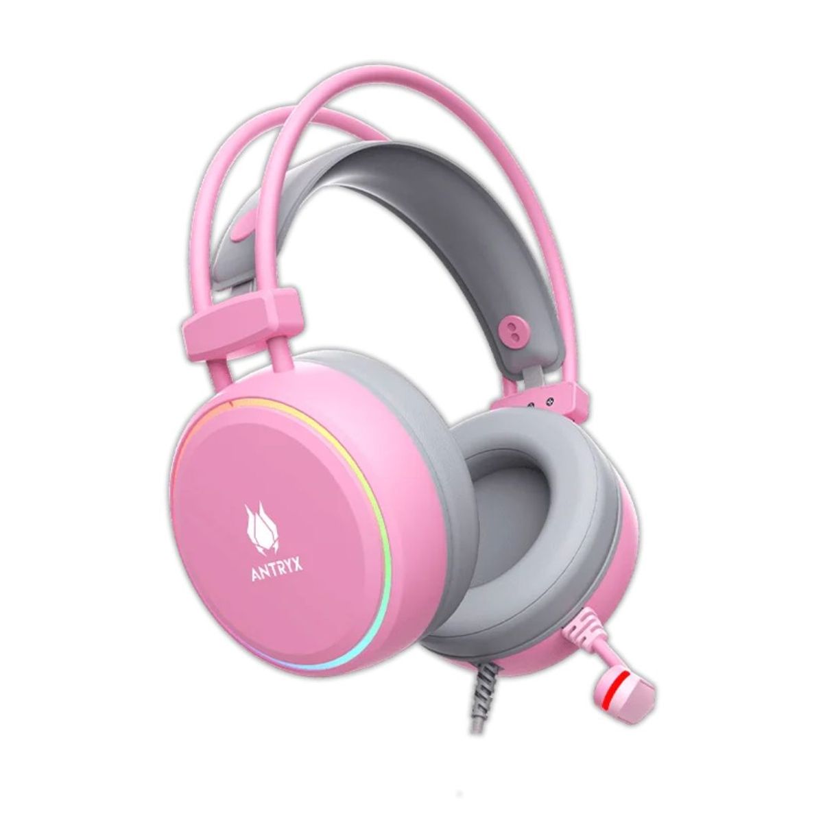 ANTRYX - Audífono con Micrófono ANTRYX Kirby 7.1 - Rosado