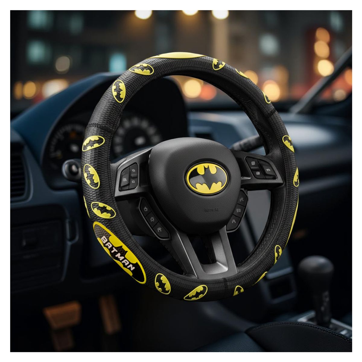 JET - Forro De Volante Batman Look Deportivo Universal