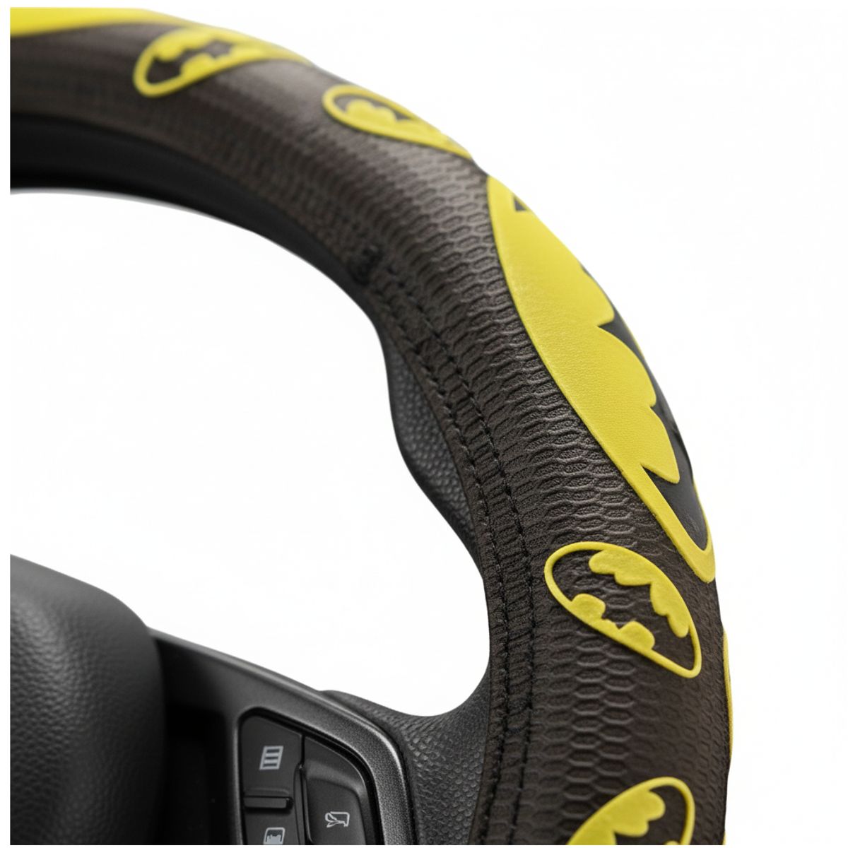 JET - Funda Para Volante Batman Universal Para Auto Y Camioneta Diseño Deportivo