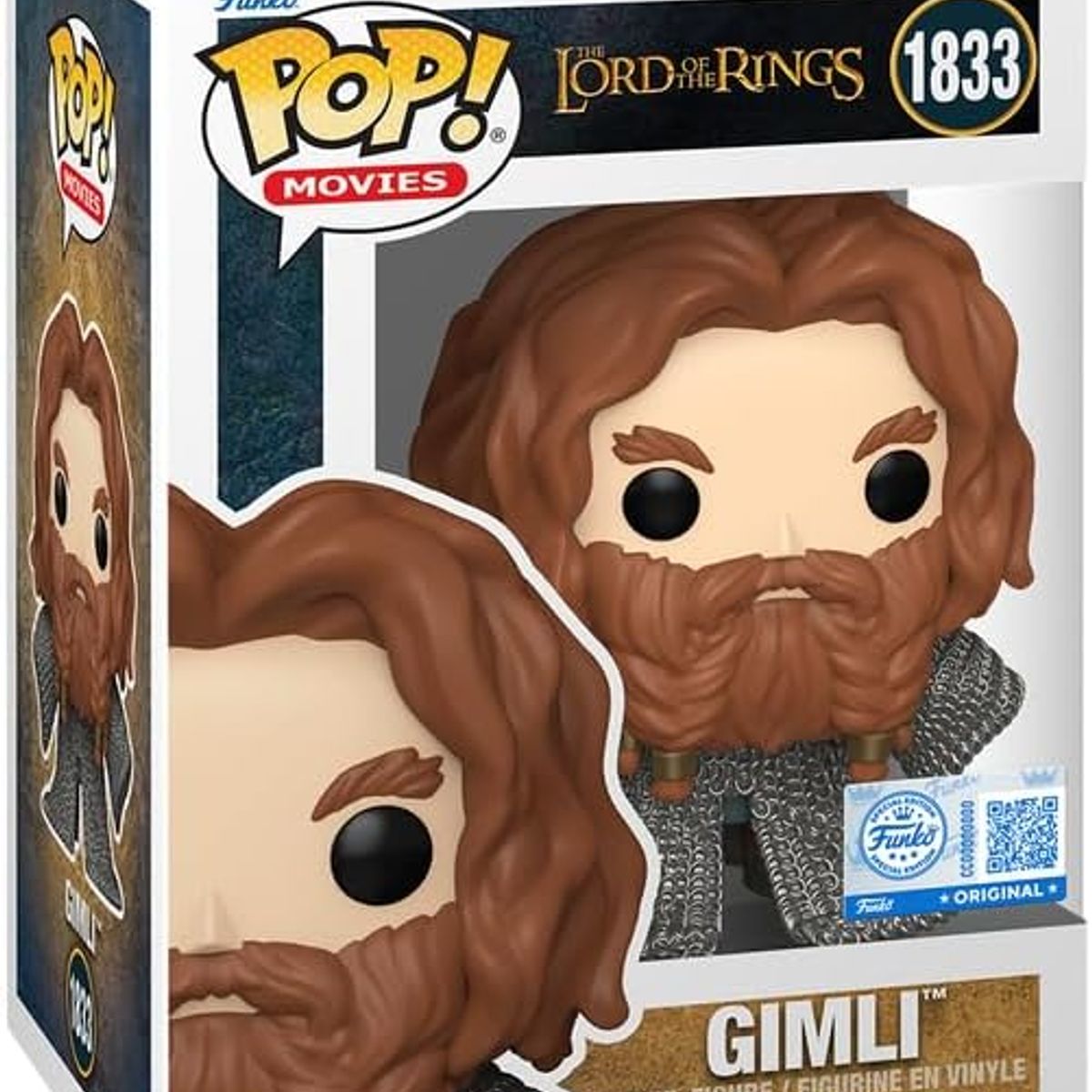 FUNKO - Funko Pop GIMLI 1833 The Lord Of The Rings Exclusivo