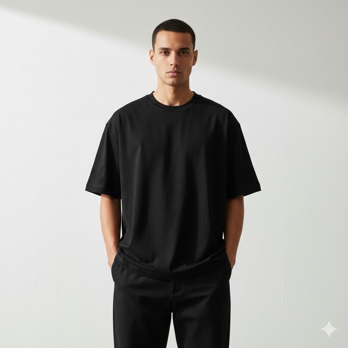 GENERICO - Polo Oversize de Algodon Para Hombre Unisex De Gramaje 200