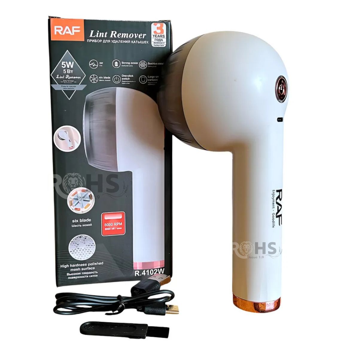 OEM - REMOVEDOR DE PELUSA RECARGABLE  RAF