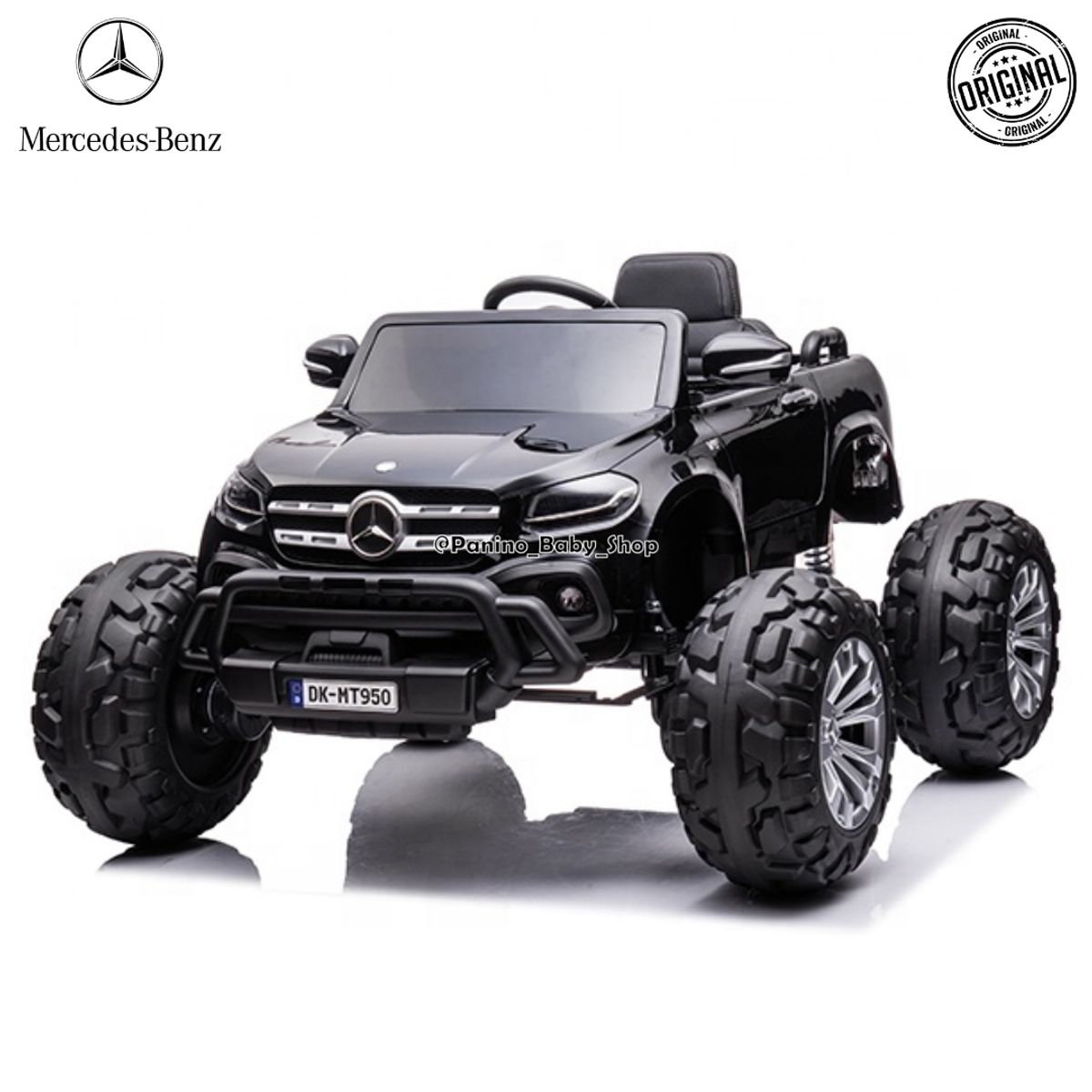 MERCEDES BENZ - Carro a Batería 24V MERCEDES  -TRUCK X CLASS- Negro
