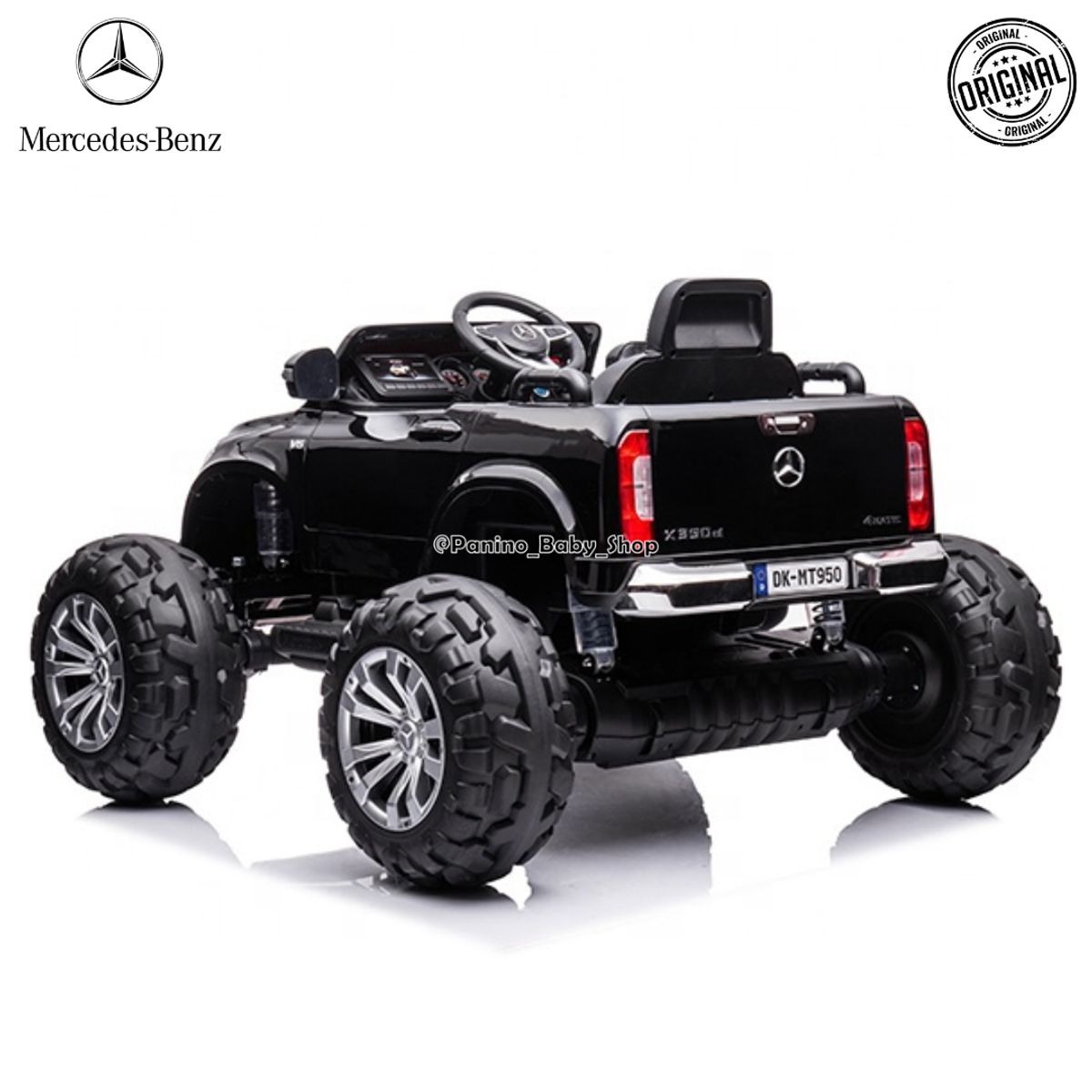 MERCEDES BENZ - Carro a Batería 24V MERCEDES  -TRUCK X CLASS- Negro