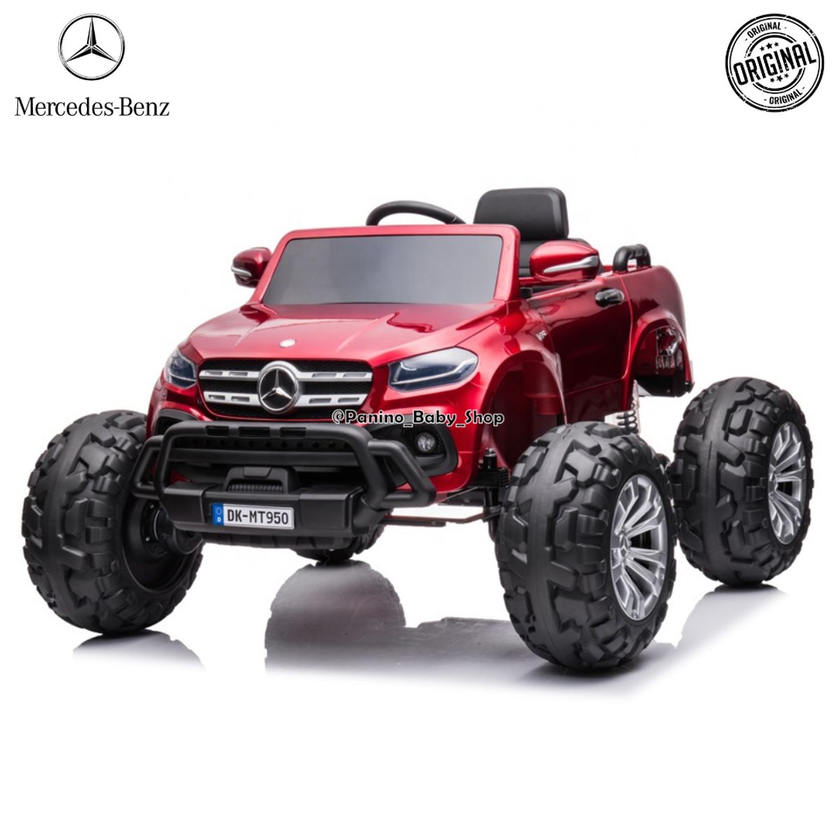 MERCEDES BENZ - Carro a Batería 24V MERCEDES  -TRUCK X CLASS- Rojo