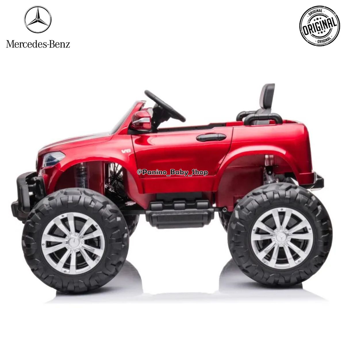 MERCEDES BENZ - Carro a Batería 24V MERCEDES  -TRUCK X CLASS- Rojo