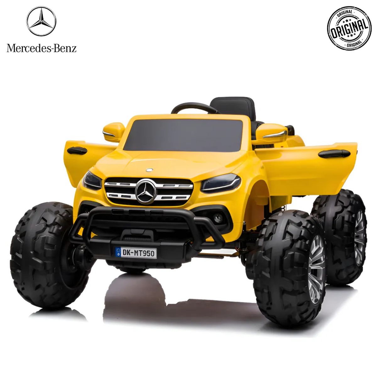MERCEDES BENZ - Carro a Batería 24V MERCEDES  -TRUCK X CLASS- Amarillo