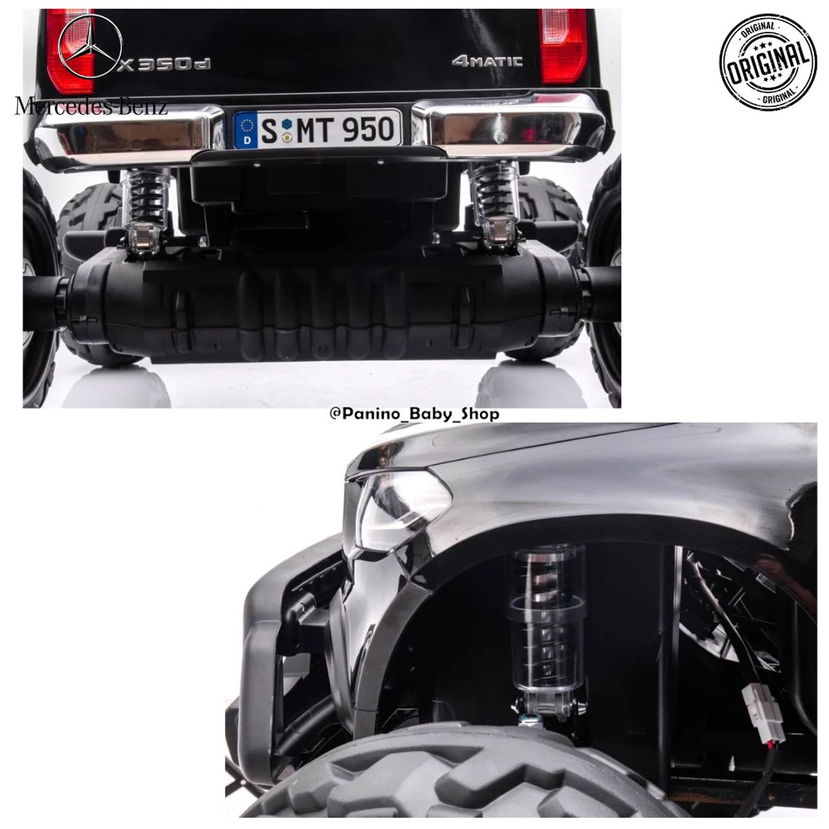 MERCEDES BENZ - Carro a Batería 24V MERCEDES  -TRUCK X CLASS- Amarillo