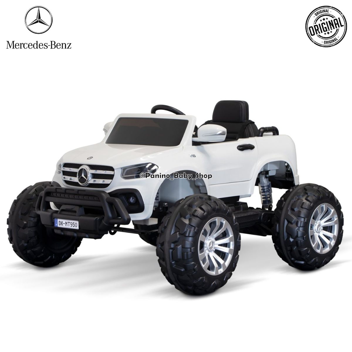 MERCEDES BENZ - Carro a Batería 24V MERCEDES  -TRUCK X CLASS- Blanco