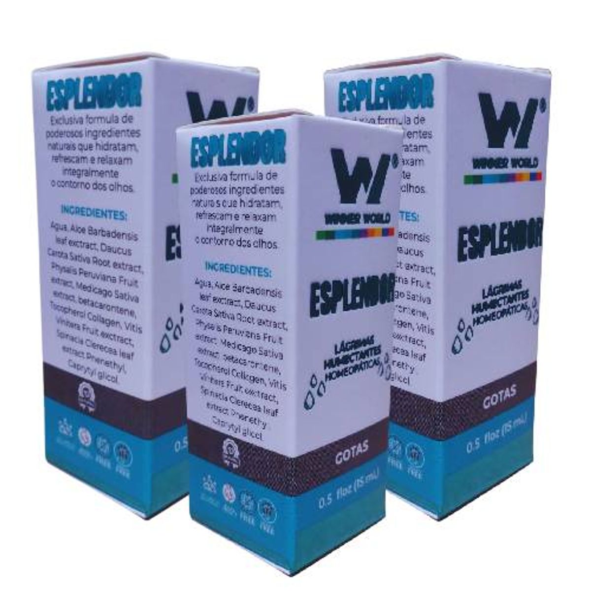 GENERICO - Gotas Esplendor Lagrimas Humectantes Homeopáticas 15ml x 3
