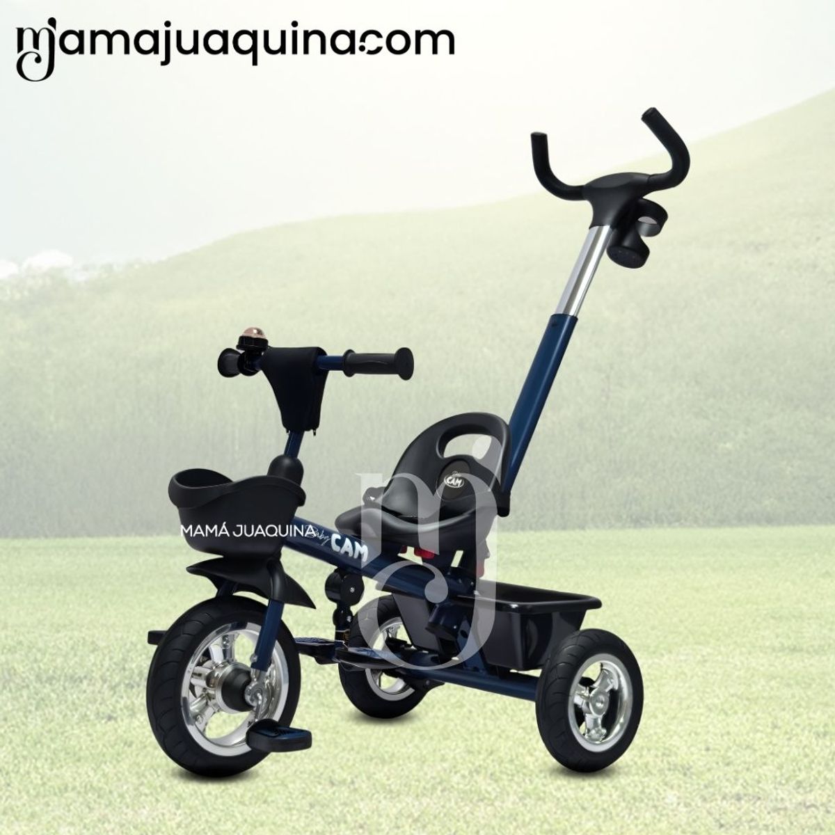 Baby - Triciclo Guiador 2 en 1  «BOOTH» Edición Limitada Blue