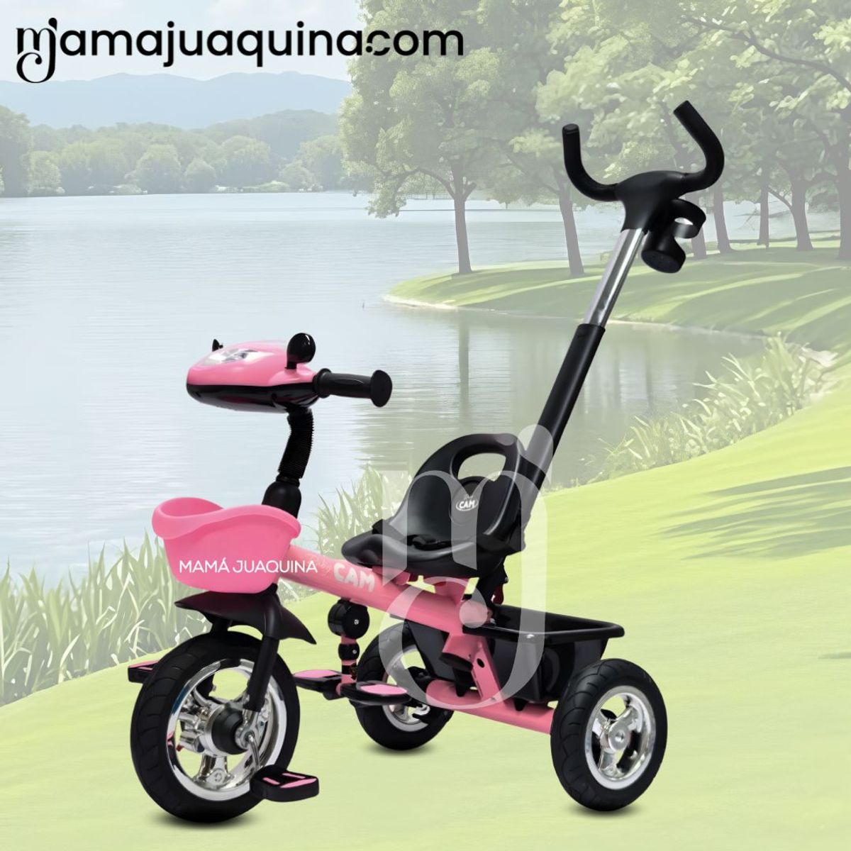 Baby - Triciclo Guiador Todo Terreno «SAIBOT» Edición Limitada Pink
