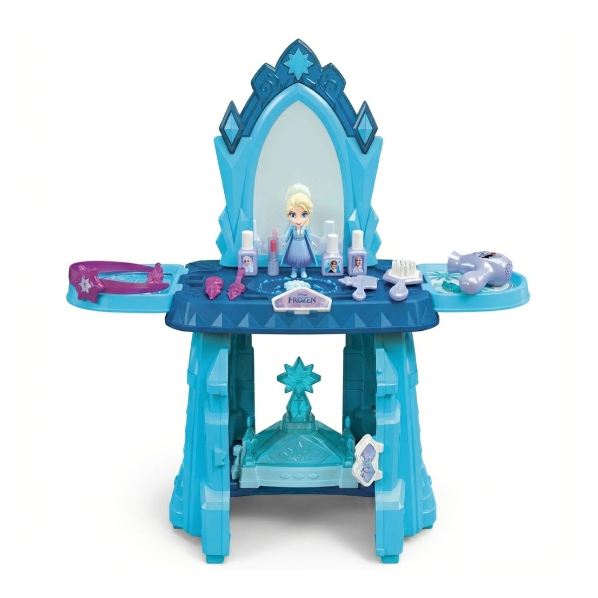 GENERICO - Set de Tocador y Castillo Lanza Nieve de Frozen 2 en 1