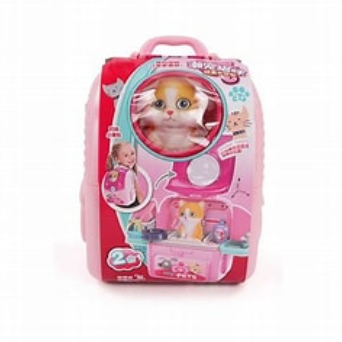 GENERICO - MOCHILA SET DE MASCOTA MY -PETS GATITO