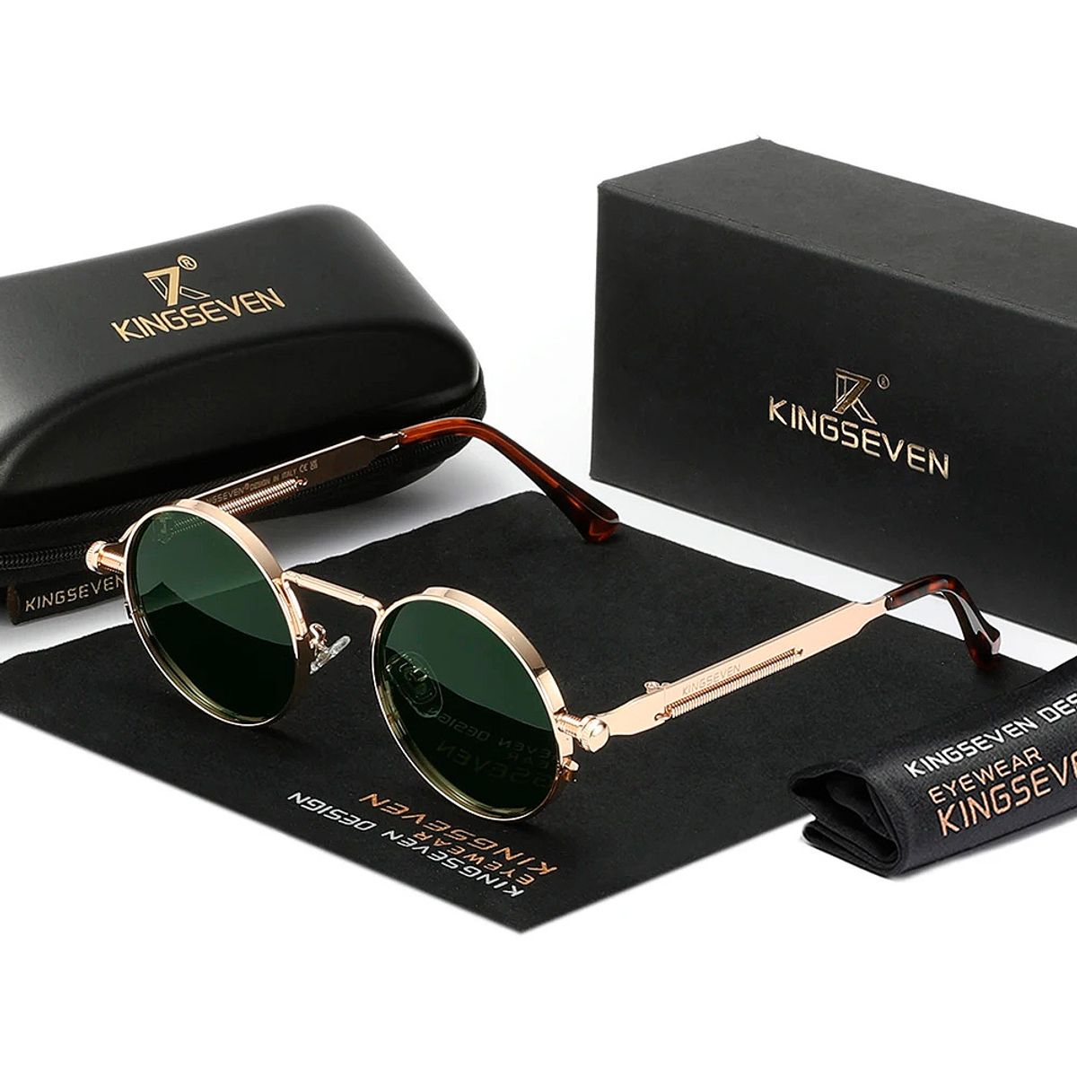 KINGSEVEN - Lentes De Sol Kingseven Lennon Polarizado Proteccion Uv400