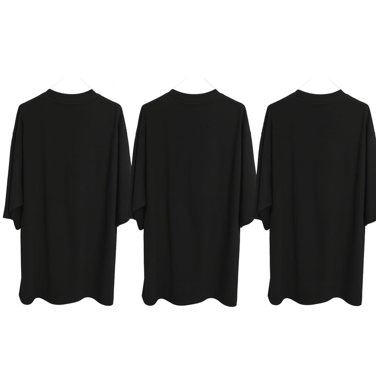 GENERICO - Pack x3 Polo Oversize de Manga Extendida en Algodón 20/1  Unisex