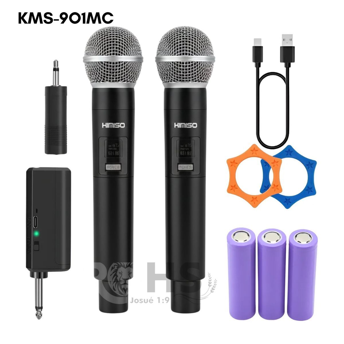 ROHS - Micrófonos Karaoke Inalámbricos KIMISO KMS-901MC