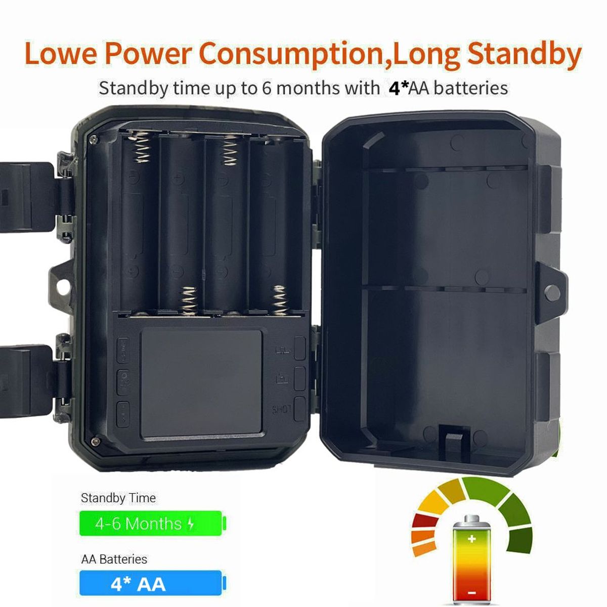 GENERICO - CAMARA TRAMPA PARA CAZA MINI 800 4K - DIGITAL TRAIL CAMERA