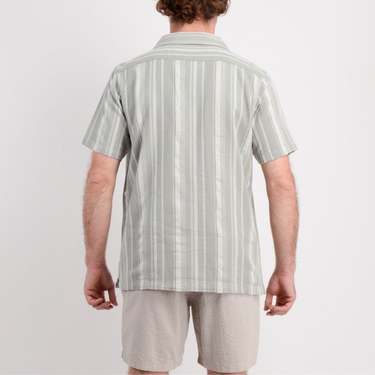 O'NEILL - Camisa Jaquard Jadeite Oneill Manga Corta