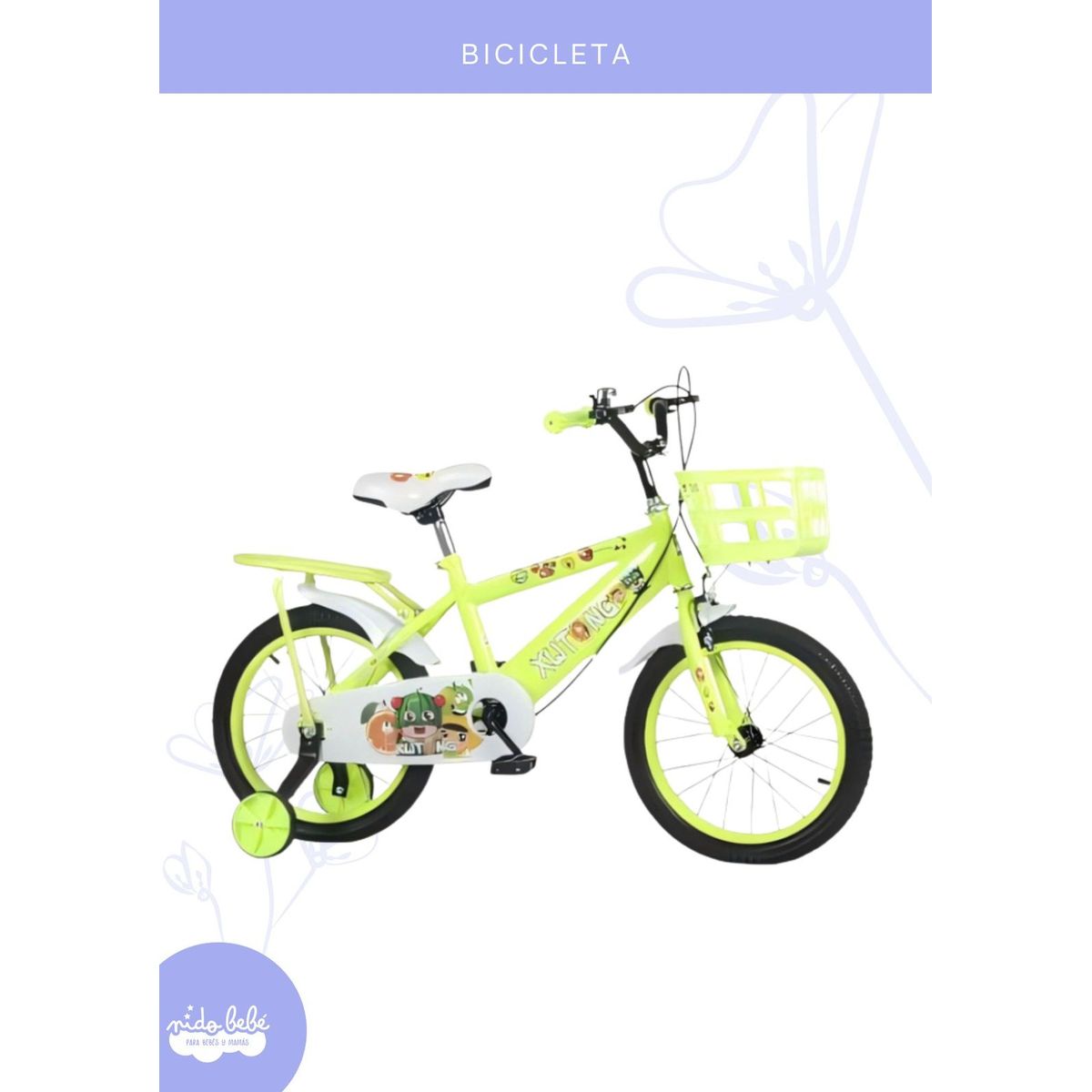 Baby - BICICLETA PARA NIÑA INFANTIL ARO 16 VERDE