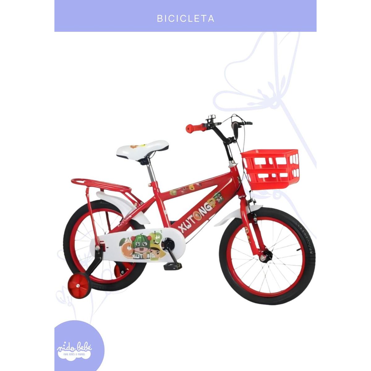 Baby - BICICLETA PARA NIÑO INFANTIL ARO 16 ROJO