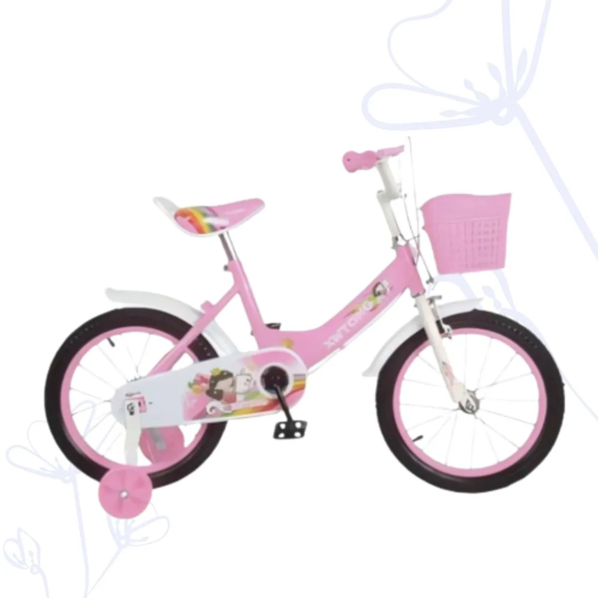 BABY - BICICLETA PARA NIÑA INFANTIL  DOBLE ARO 16 ROSADO