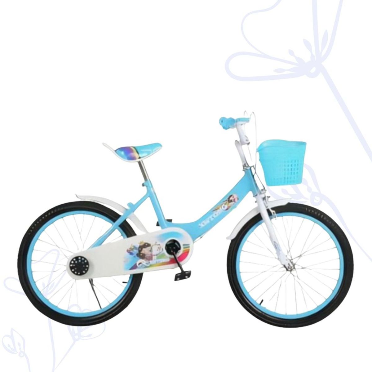 Baby - BICICLETA PARA NIÑA INFANTIL  ARO 20 CELESTE