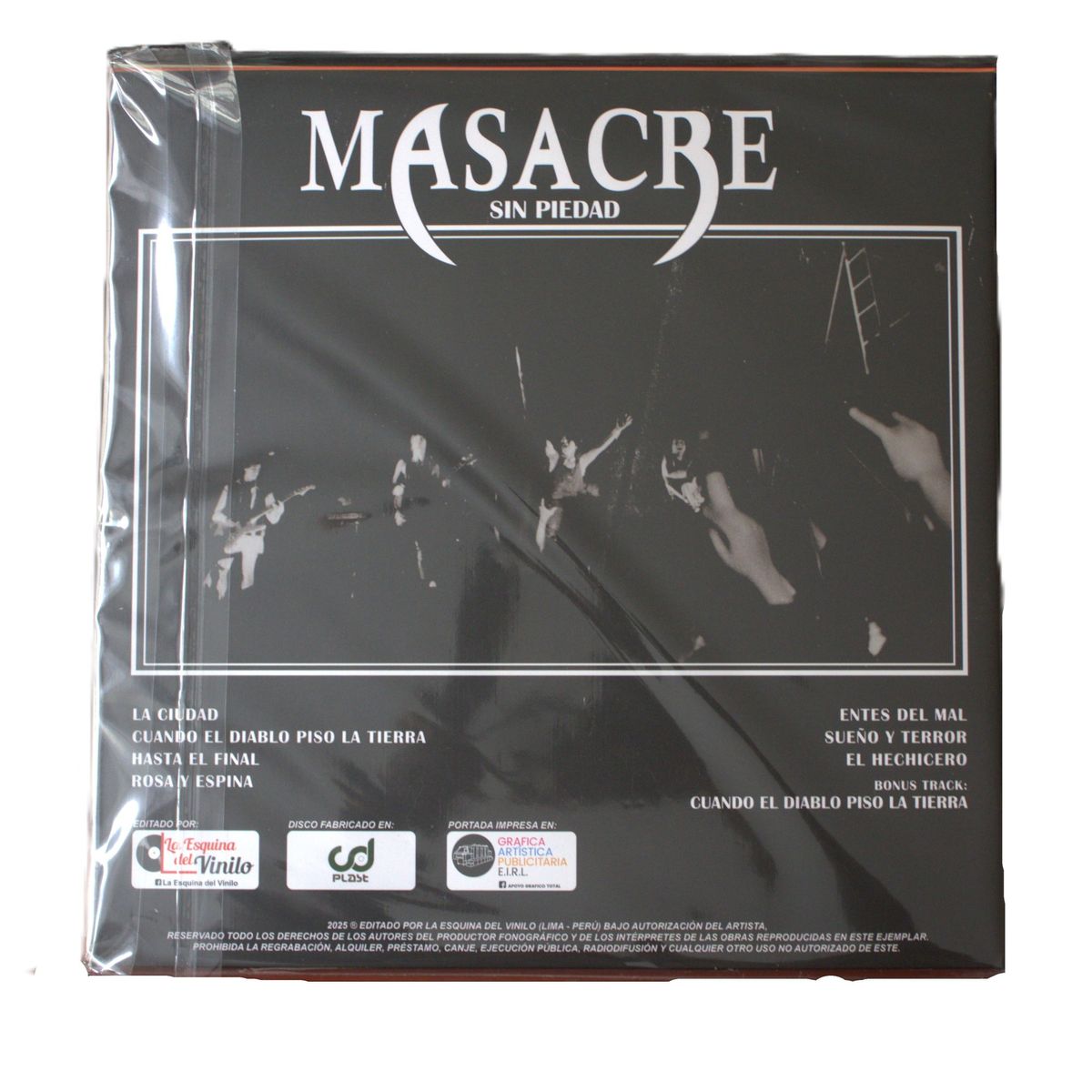 GENERAL - Disco de vinilo Sin Piedad de MASACRE 2025
