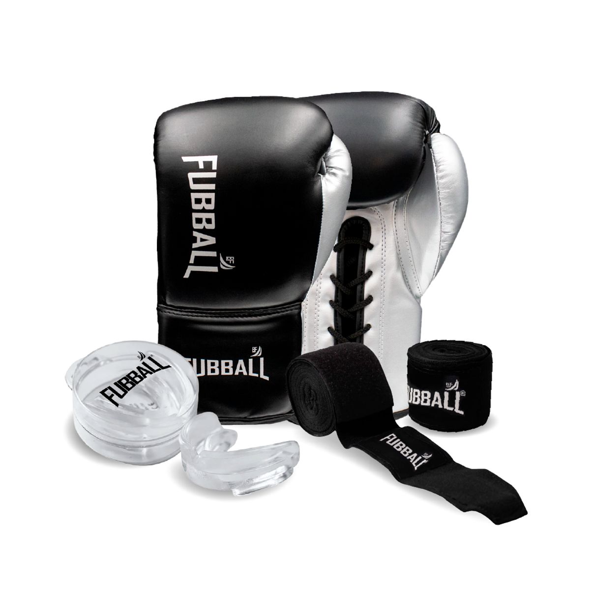 FUBBALL - GUANTES DE BOX JAB 40 - 12 OZ - PACK: VENDAS Y BUCAL
