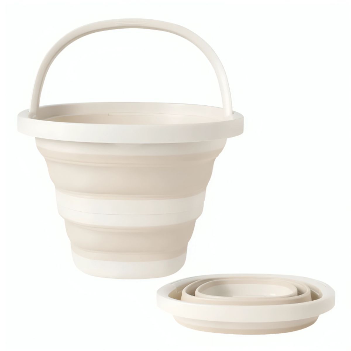 GENERICO - Balde Plegable Multifuncional con Asa