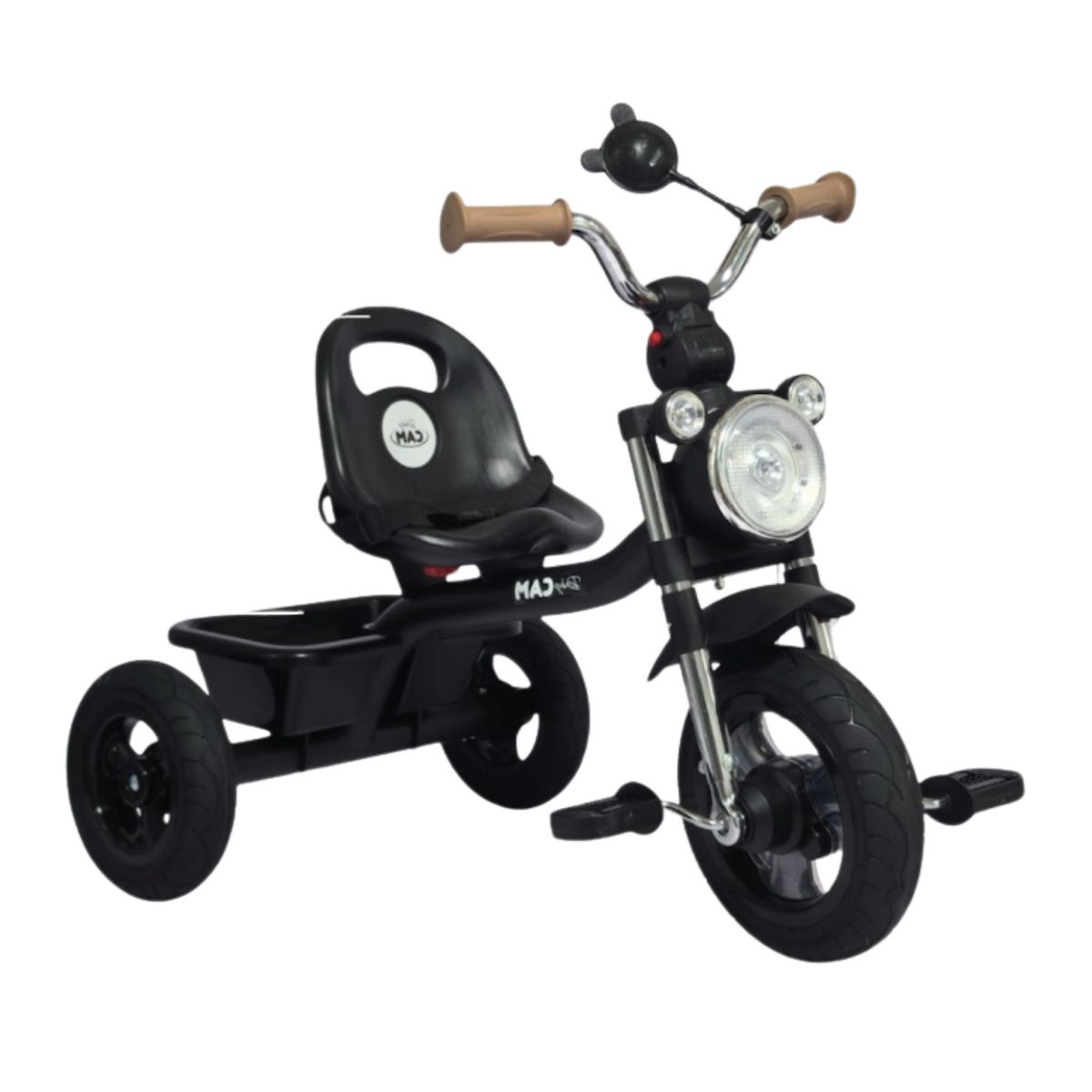 Baby - Triciclo Chavito con Luces y Sonido Brosen Negro