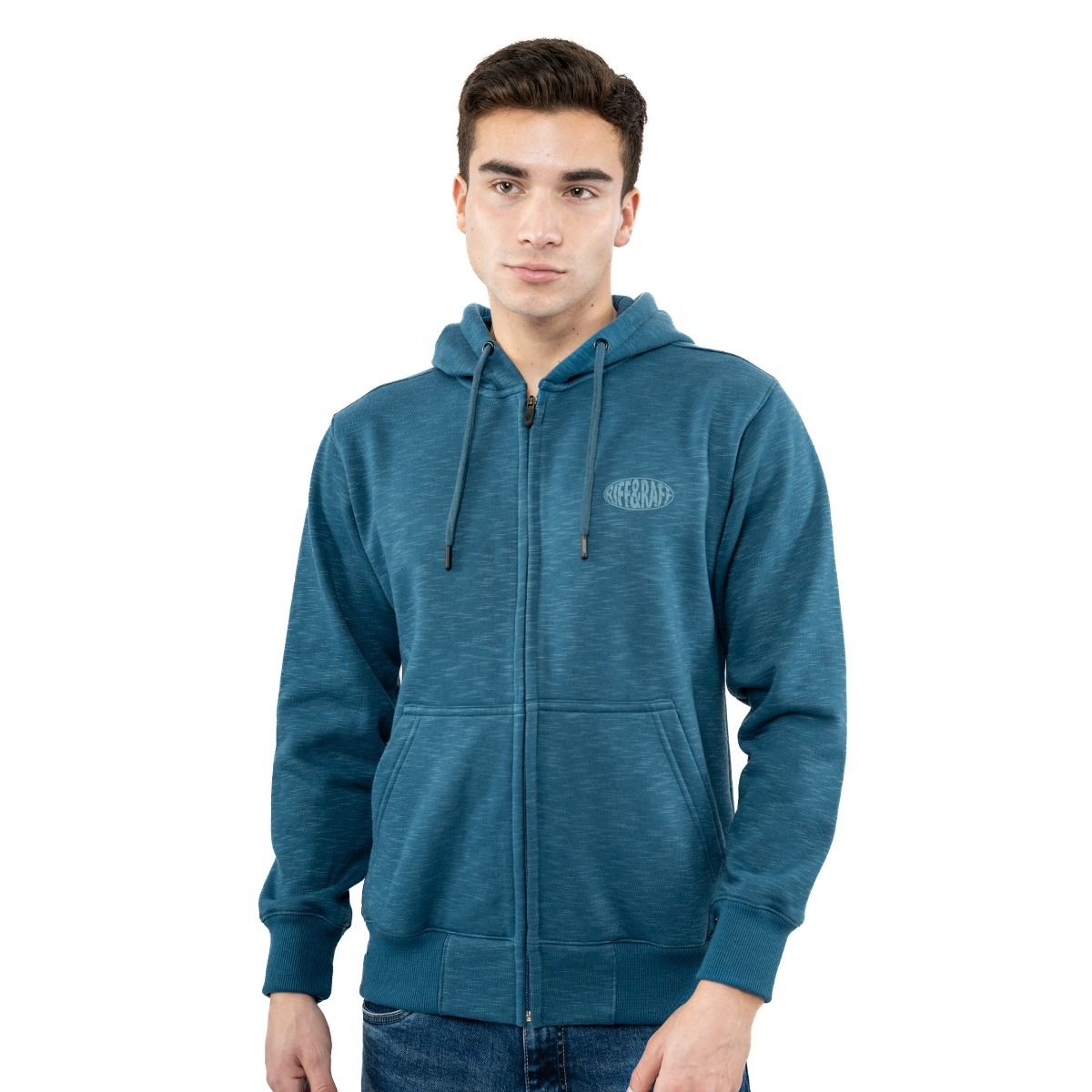 RIFF&RAFF - Polerón Zip Hoodie Hombre RIFF&RAFF
