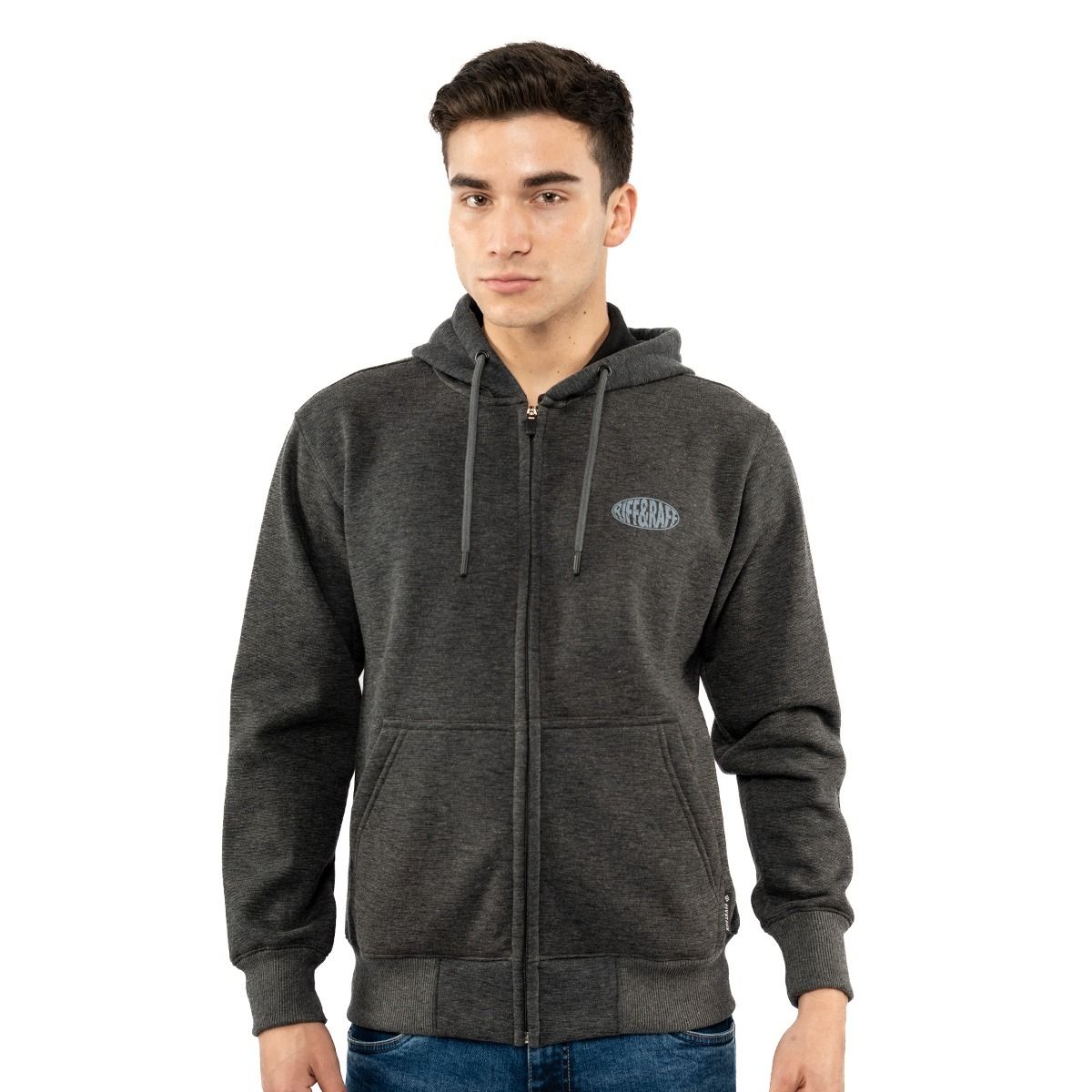 RIFF&RAFF - Polerón Zip Hoodie Hombre RIFF&RAFF
