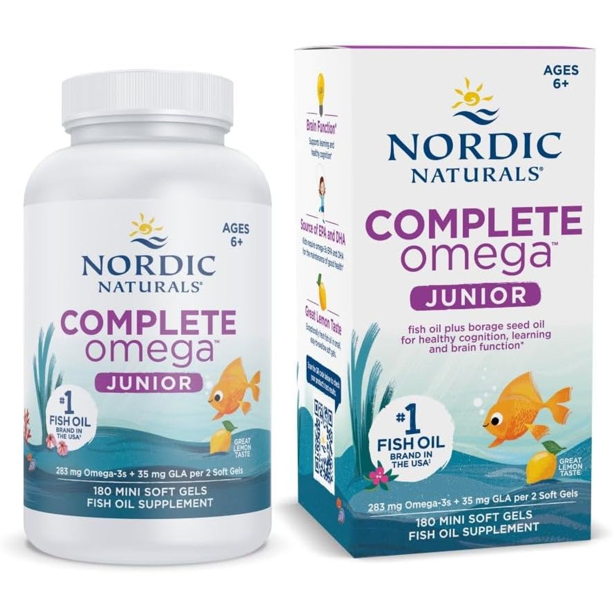 GENERICO - Nordic Naturals – Complete Omega Junior 180 Softgels