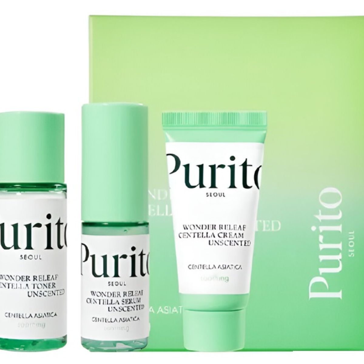 SKIN1004 - PURITO Wonder Releaf Centella Mini Kit Unscented