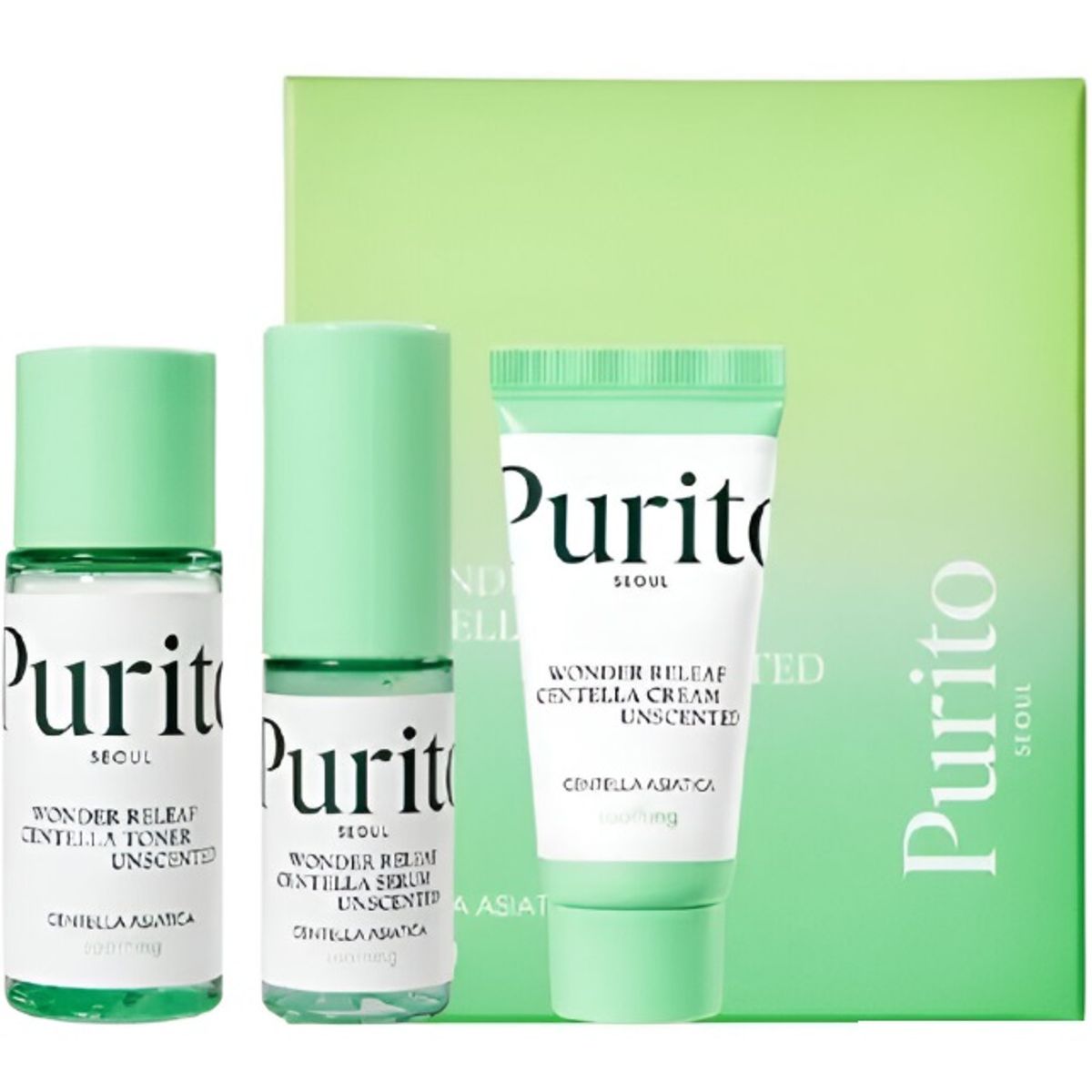 SKIN1004 - PURITO Wonder Releaf Centella Mini Kit Unscented